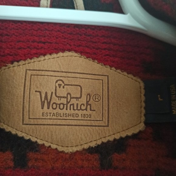 Woolrich 100% Wool Coat size L - Picture 8 of 15